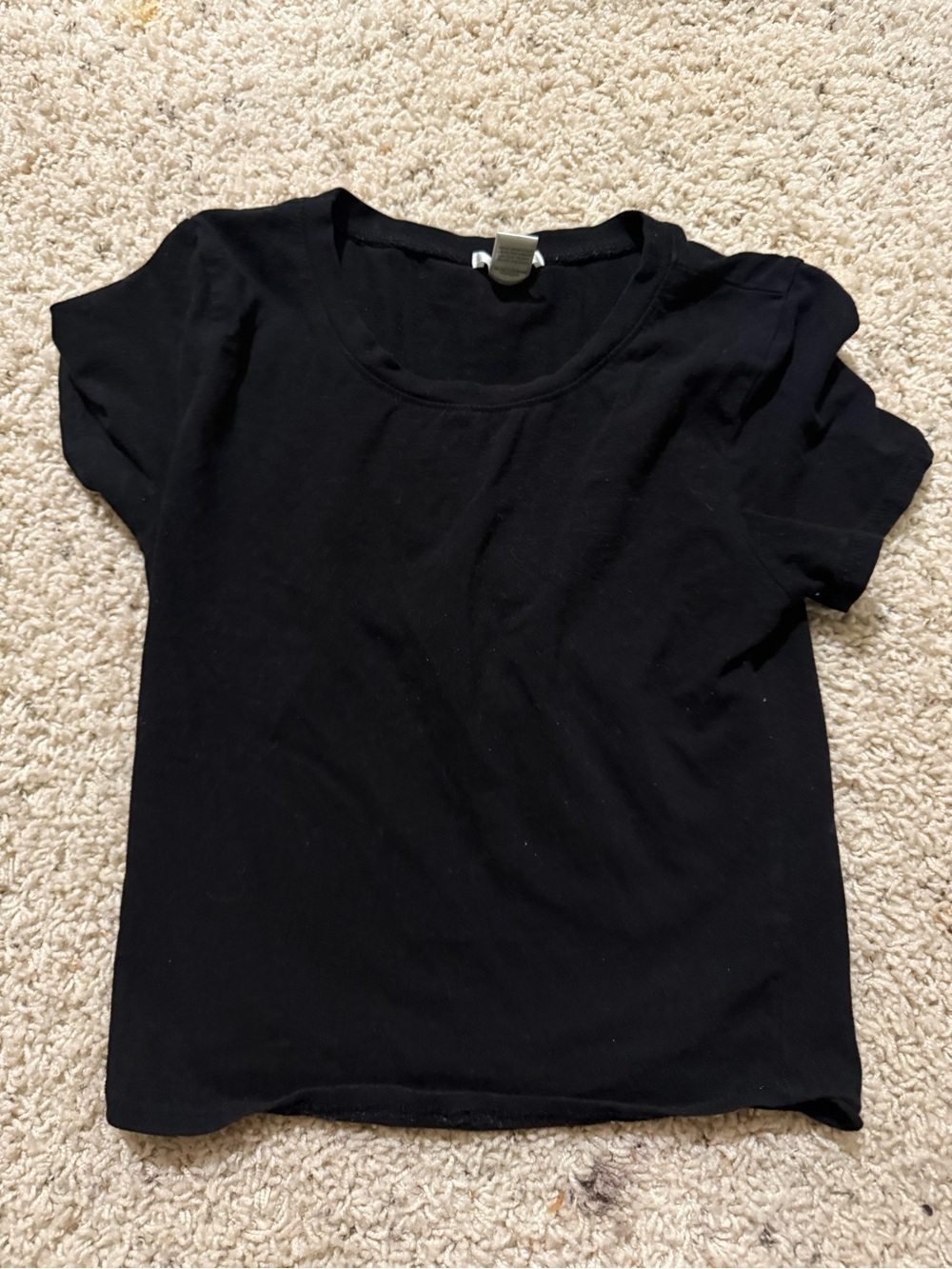 Bozzolo Black Short Sleeve Crew Tee